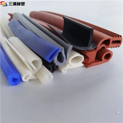 Perfiles extruidos de caucho de silicona